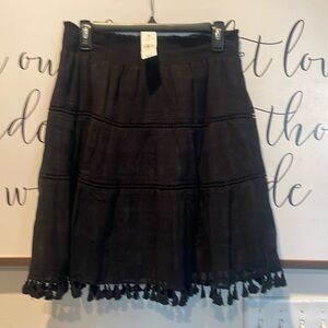 NWT Loft black skirt